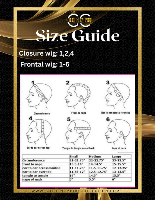 Sizing chart